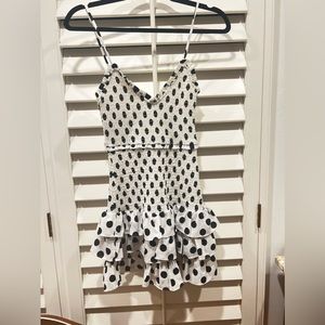 Lovers and Friends- Sallie Mini Dress (polka dots)